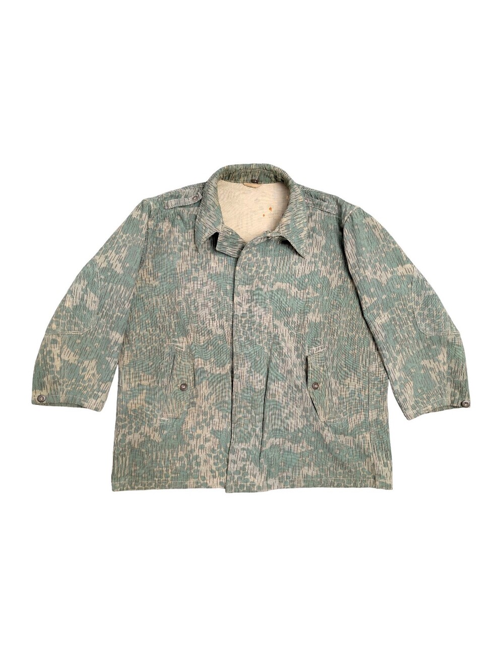 Vintage Czech vz.60 Needles Rain Camo Weathered Field Jacket